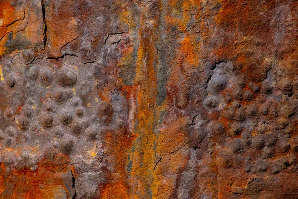 Metallic Orange Rust Texture Grunge Abstract Background —  Fotos de Stock