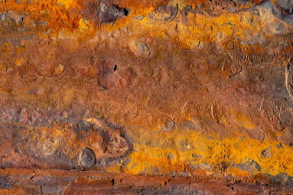 Metallic Orange Rust Texture Grunge Abstract Background — Photo