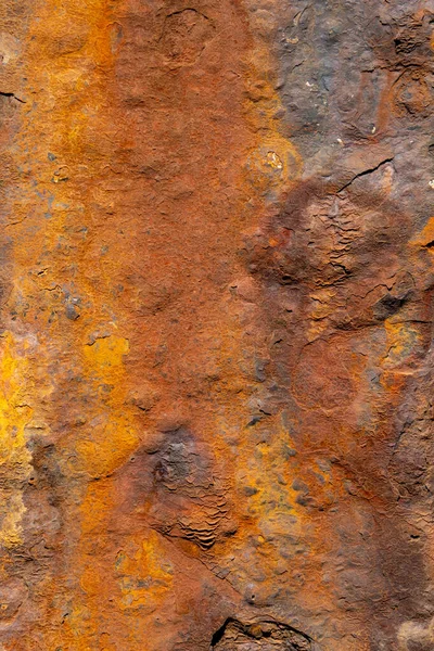 Metallic Orange Rust Texture Grunge Abstract Background — ストック写真