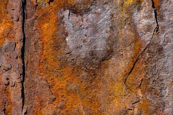 Μεταλλική Πορτοκαλί Σκουριά Υφή Grunge Αφηρημένο Φόντο — Φωτογραφία Αρχείου