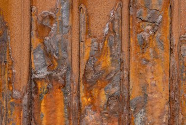 Metallic orange rust texture grunge abstract background