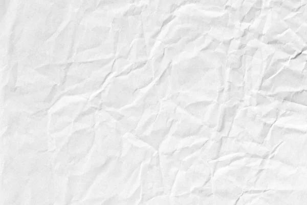 Crumpled Fond Blanc Texture Surface Papier — Photo