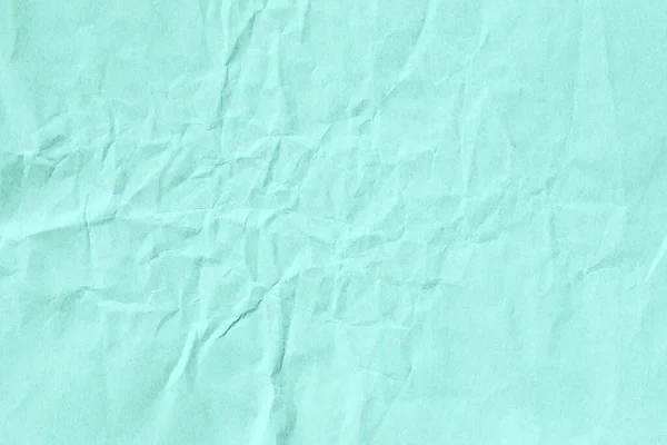 蓝色折皱牛皮纸背景纸表面纹理 — 图库照片