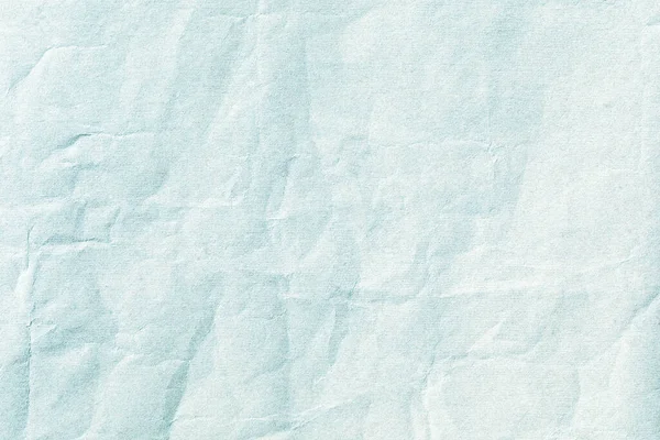 Light Blue Gyűrött Kraft Háttér Papír Felületi Textúra — Stock Fotó