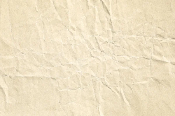 Gyűrött Barna Háttér Papír Lap Textúra — Stock Fotó