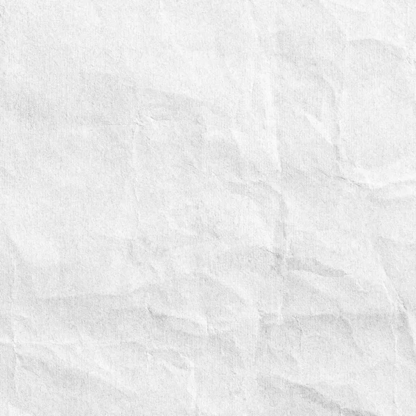 Branco Crumpled Kraft Fundo Papel Superfície Textura — Fotografia de Stock