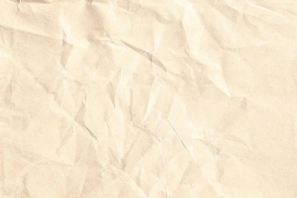 Old Brown Crumpled Paper Texture — Stock Photo, Image