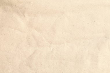 Kraft kahverengi buruşmuş kağıt dokusu