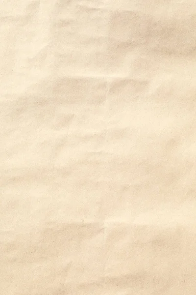 Bruine Macro Verticaal Verfrommeld Papier Textuur — Stockfoto