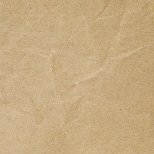 Kahverengi Kraft Buruşmuş Kare Kağıt Dokusu — Stok fotoğraf