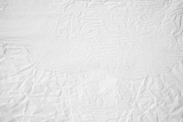 Branco Amassado Com Vinco Textura Fundo Papel — Fotografia de Stock