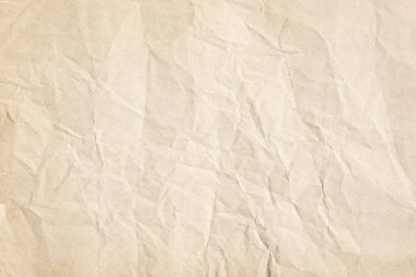 Eski, kahverengi, buruşuk kağıt dokusu