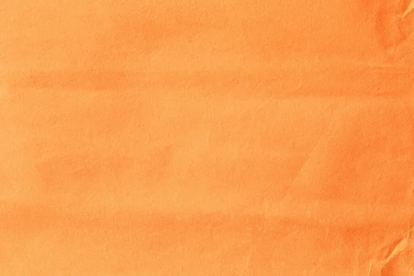 Tekstur Permukaan Kertas Kusut Oranye Menutup — Stok Foto