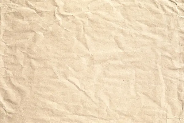 Eski Kahverengi Buruşuk Kağıt Dokusu — Stok fotoğraf