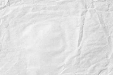 White grainy crumpled paper texture clipart