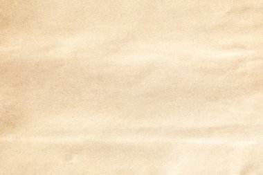 Kahverengi buruşmuş kağıt dokusu ve makro yakın çekim.