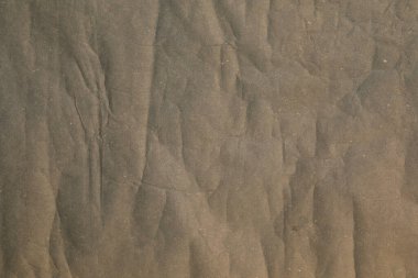 Buruşmuş eski haki yıpranmış kağıt dokusu