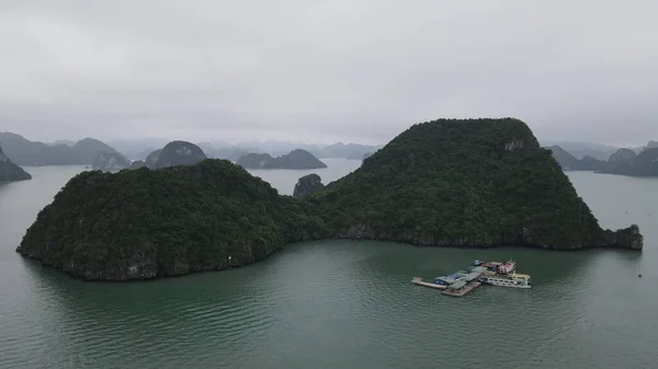 베트남 하롱만 2022 Aerial View Long Bay — 스톡 사진
