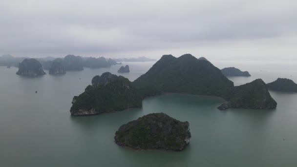 Long Bay Vietnam November 2022 Pemandangan Udara Long Bay — Stok Video