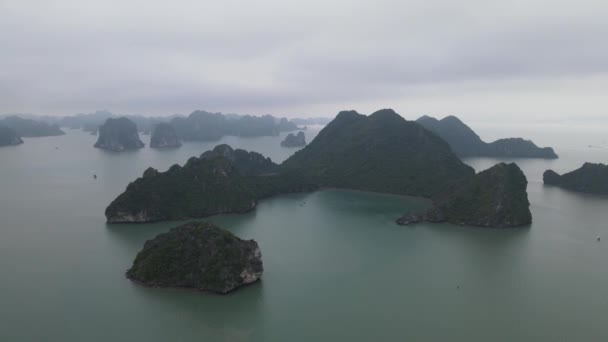Long Bay Vietnam November 2022 Flygfoto Över Long Bay — Stockvideo