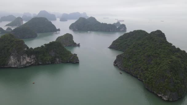 Long Bay Vietnam November 2022 Flygfoto Över Long Bay — Stockvideo