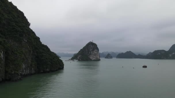 Long Bay Wietnam Listopada 2022 Widok Lotu Ptaka Zatoki Long — Wideo stockowe