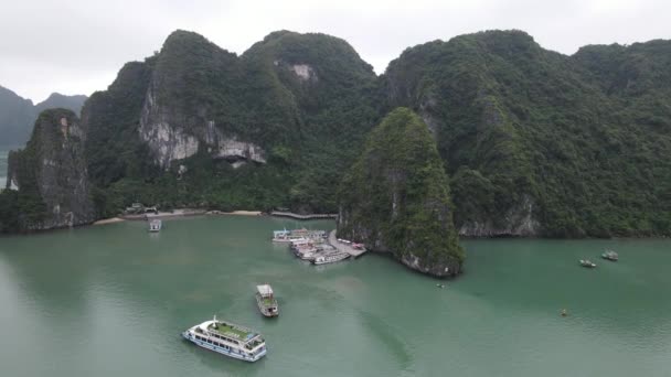 Baie Long Vietnam Novembre 2022 Vue Aérienne Baie Long — Video