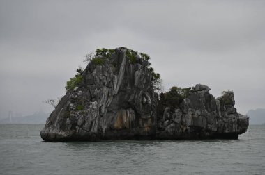 Ha Long Körfezi, Vietnam - 26 Kasım 2022: 