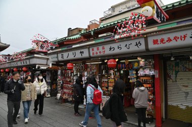 Tokyo, Japonya - 13 Aralık 2022: Sonbahar Sezonu