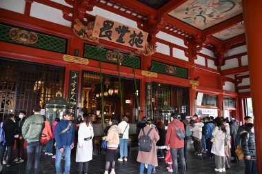 Tokyo, Japonya - 13 Aralık 2022: Sonbahar Sezonu