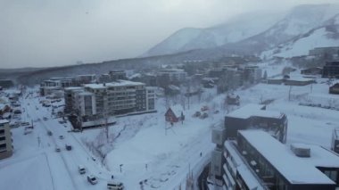 Niseko, Japonya - 15 Aralık 2022: Niseko Hokkaido Kış Sezonu