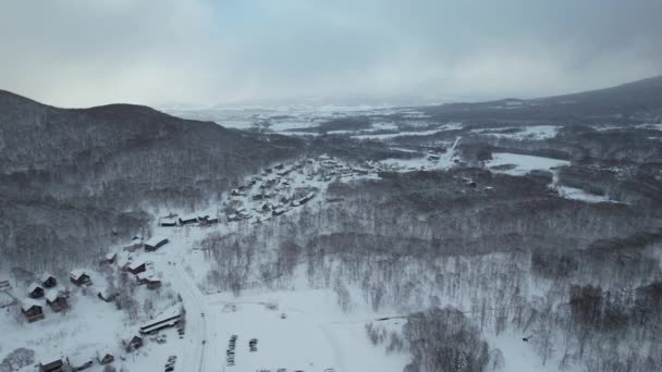 Niseko Ιαπωνία Δεκεμβρίου 2022 Χειμερινή Περίοδος Στο Niseko Hokkaido — Αρχείο Βίντεο