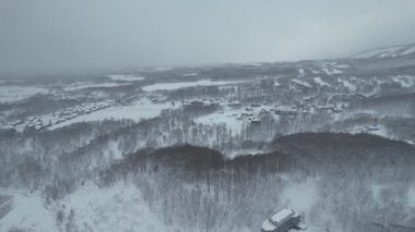 Niseko, Japonya - 15 Aralık 2022: Niseko Hokkaido Kış Sezonu