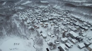 Niseko, Japonya - 15 Aralık 2022: Niseko Hokkaido Kış Sezonu
