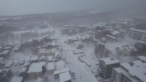 Niseko Japan December 2022 Vintersäsongen Niseko Hokkaido — Stockvideo