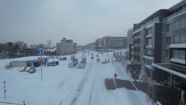Niseko Japón Diciembre 2022 Temporada Invierno Niseko Hokkaido — Vídeo de stock