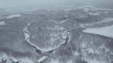 Niseko, Japonya - 15 Aralık 2022: Niseko Hokkaido Kış Sezonu