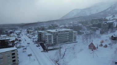 Niseko, Japonya - 15 Aralık 2022: Niseko Hokkaido Kış Sezonu
