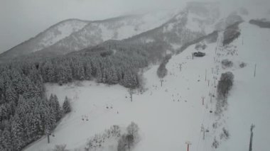 Niseko, Japonya - 15 Aralık 2022: Niseko Hokkaido Kış Sezonu