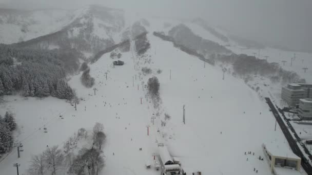 Niseko Japonya Aralık 2022 Niseko Hokkaido Kış Sezonu — Stok video