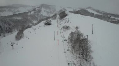 Niseko, Japonya - 15 Aralık 2022: Niseko Hokkaido Kış Sezonu