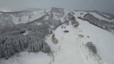 Niseko, Japonya - 15 Aralık 2022: Niseko Hokkaido Kış Sezonu