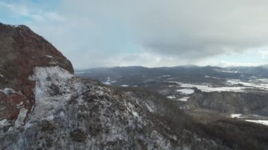 Hokkaido, Japonya - 15 Aralık 2022: Toya Gölü Kış Mevsimi