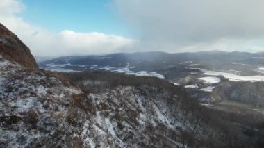 Hokkaido, Japonya - 15 Aralık 2022: Toya Gölü Kış Mevsimi