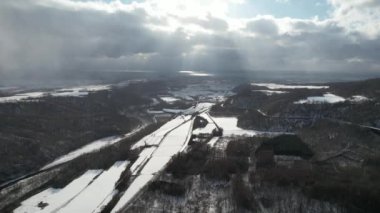 Hokkaido, Japonya - 15 Aralık 2022: Toya Gölü Kış Mevsimi