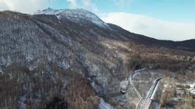 Hokkaido, Japonya - 15 Aralık 2022: Toya Gölü Kış Mevsimi