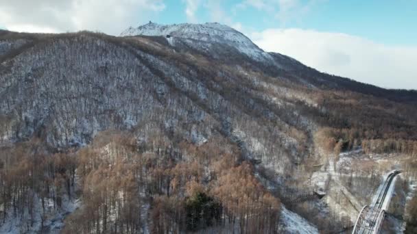 Hokkaido Jepang Desember 2022 Danau Toya Winter Season — Stok Video