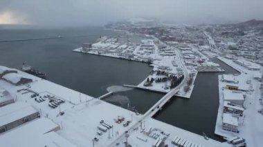 Otaru, Japonya - 18 Aralık 2022: Otaru Kış Sezonu