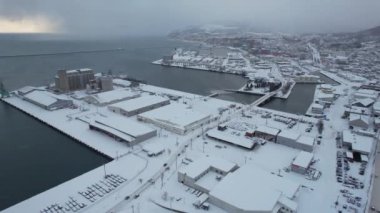 Otaru, Japonya - 18 Aralık 2022: Otaru Kış Sezonu