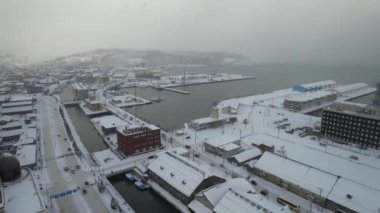 Otaru, Japonya - 18 Aralık 2022: Otaru Kış Sezonu